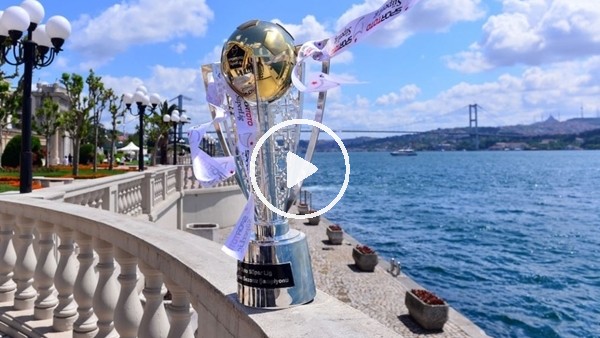 Süper Lig şampiyonluk kupası İstanbul Boğazı'nda görücüye çıktı