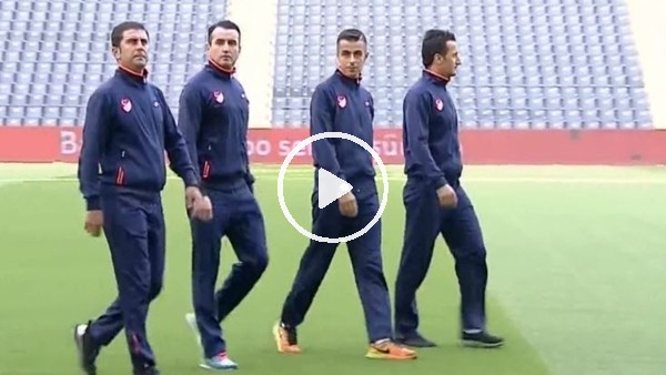 Fenerbahçe-Beşiktaş derbisi öncesi hakemlere sahada!