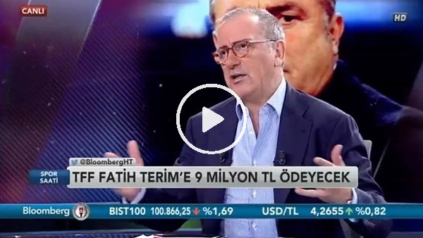 Fatih Altaylı:  "Fatih Terim'in tazminatı etik değil, zaten başarılı olamamış"