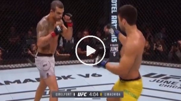 Rakibini tek hamlede yere serdi!