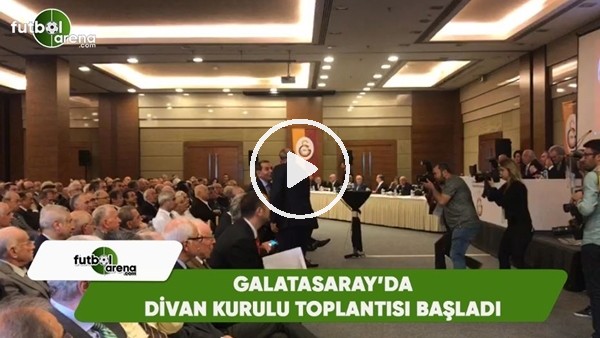 Galatasaray'da Divan Kurulu Toplantısı yapılıyor