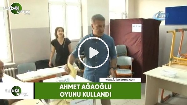 Ahmet Ağaoğlu oyunu Sarıyer'de kullandı