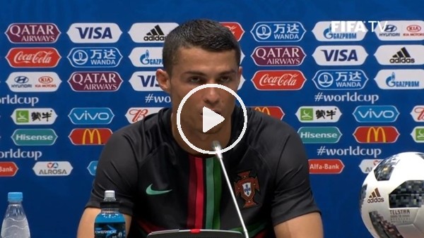 Cristino Ronaldo: "Ülkem için elimden gelenin en iyisini yapmaya çalışıyorum"