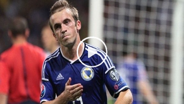 Edin Visca, milli formayla hat-trick yaptı