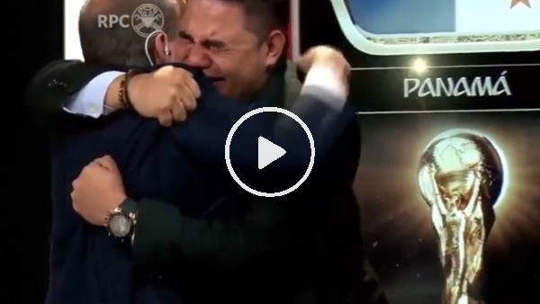 Panamalı spiker ve yorumcu kendinden geçti