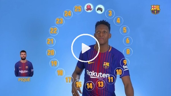 Yerry Mina takım arkadaşlarını emojilerle seçti