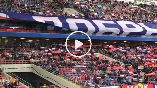 Rusya - Türkiye maçında tribünler