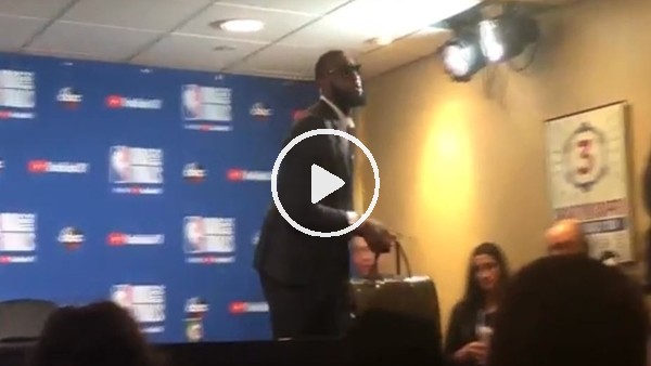 LeBron James'ten basın mensuplarına tepki