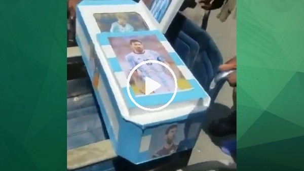Messi'nin tabutunu kaldırdılar