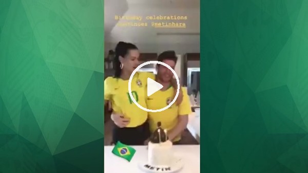 Adriana Lima'dan Metin Hara'ya doğum günü kutlaması!
