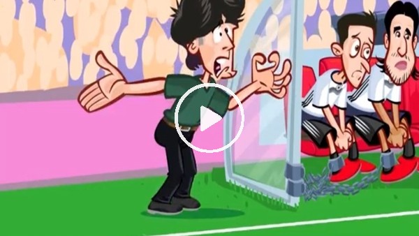 Almanya - İsveç maçı animasyon film oldu