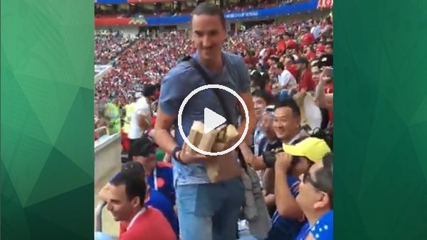 Zlatan Ibrahimovic'e ikizi gibi benzeyen taraftar!