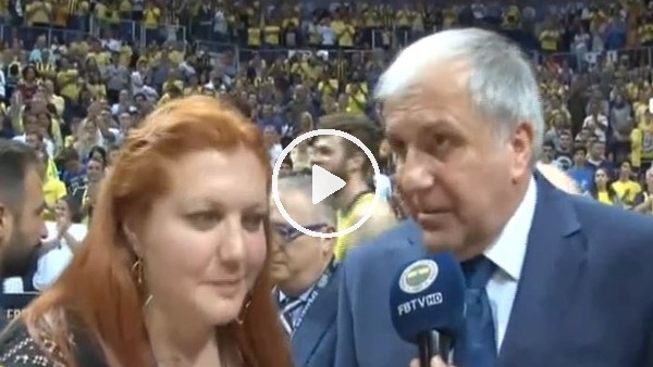 Obradovic: "Türkiye'nin en iyi takımı olduğumuzu gösterdik"