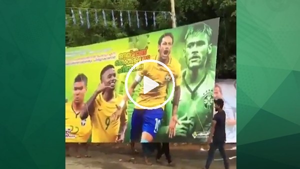 Brezilyalı taraftarlardan takımlarına tam destek!