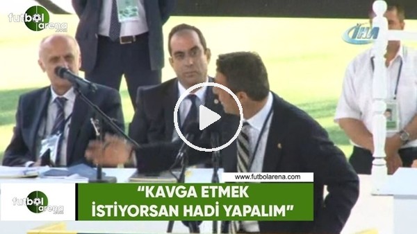 Ali Koç'tan Aziz Yıldırım'a: "Kavga etmek istiyorsan hadi yapalım"