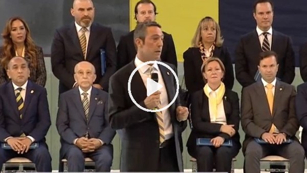 Ali Koç'un mazbata törenindeki açıklamaları