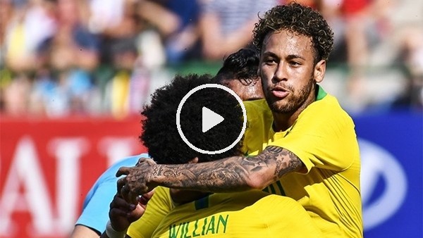 Avusturya 0-3 Brezilya (Maç özeti ve golleri)