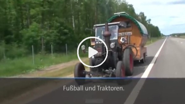 82 yıllık traktörle Dünya Kupası'na yolculuk!