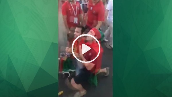 Portekizli taraftarlardan ilan-ı aşk!