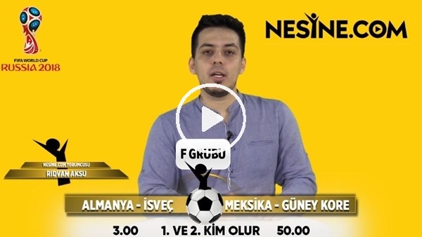 Dünya Kupası F Grubu'nda 1. ve 2. kim olur?