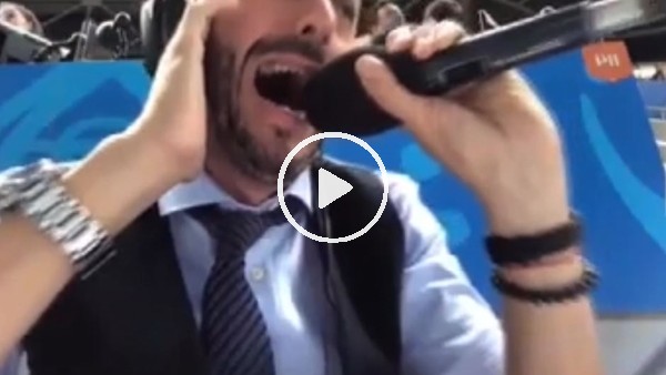 Arjantin'in galibiyet golü spikeri çıldırttı