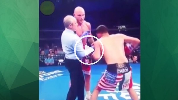 Hakeme yumruk attı...