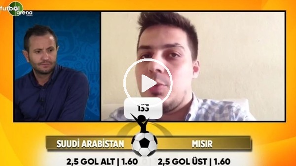 Rıdvan Aksu, Suudi Arabistan - Mısır ve Uruguay - Rusya maçları için tahminini yaptı