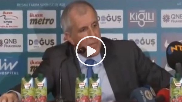 Obradovic: "Hayalim sonraki maçta Aziz Yıldırım ve Ali Koç'u bir arada görmek"