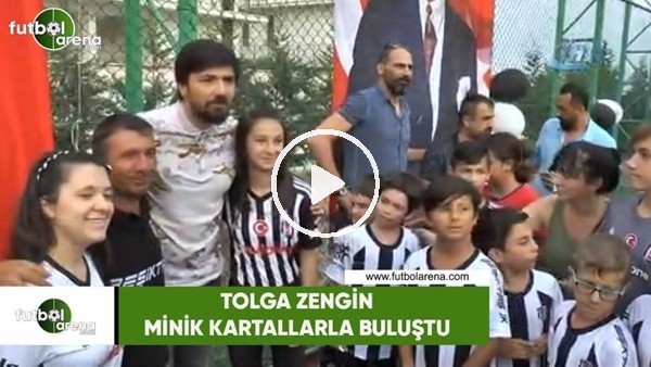 Tolga Zengin minik kartallarla buluştu
