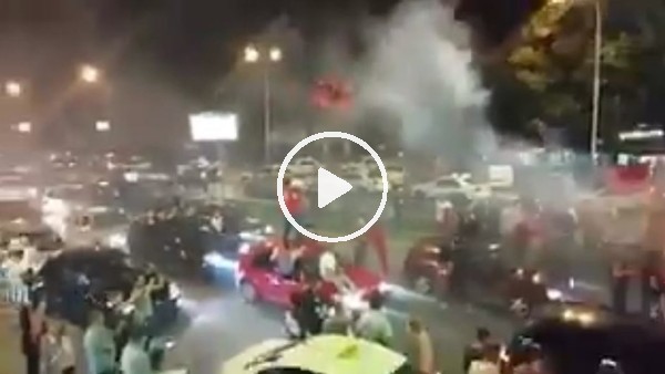  Xhaka ve Shakiri'nin golleri Arnavutluk'ta halkı sokağa döktü