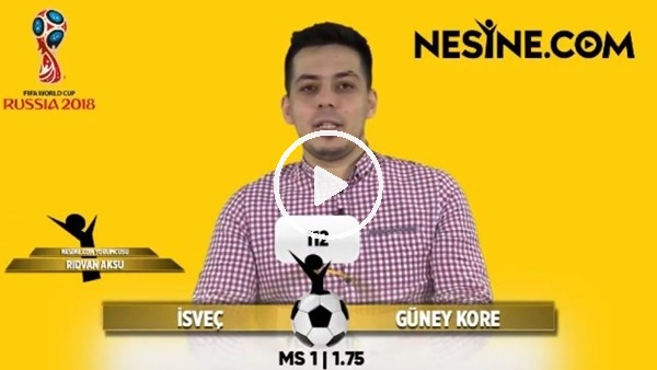 Günün İddaa Tahminleri (18 Haziran 2018)