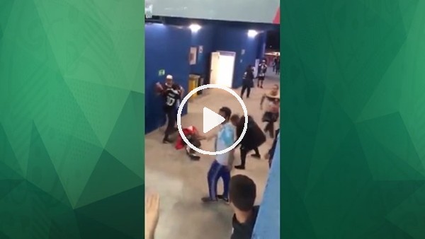 Arjantinli holiganlar Hırvat taraftara saldırdı!