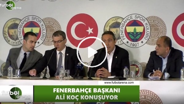 Ali Koç: "İlk öneri geldi, çerçeveleteceğim onu"