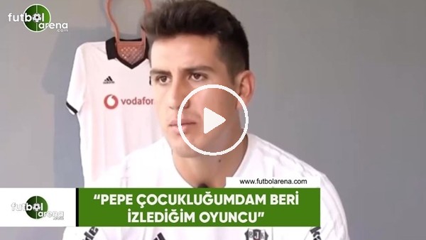 Enzo Roco: "Pepe çocukluğumdan beri izlediğim oyuncu"