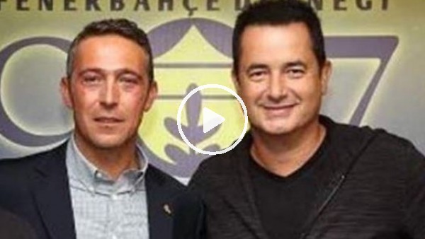 Acun Ilıcalı'dan Ali Koç açıklaması