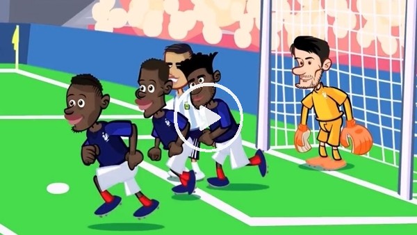 Fransa - Arjantin maçı animasyon film oldu