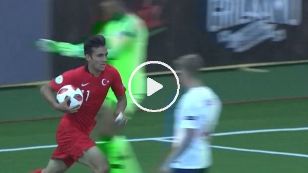 Metehan Güçlü'nün İngiltere'ye attığı gol