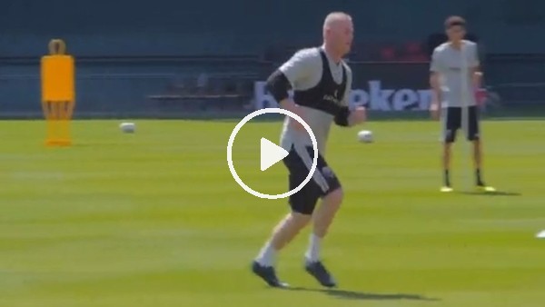 Rooney, DC United ile ilk antrenmanını yaptı