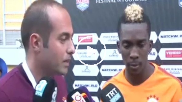Onyekuru: "Galatasaray taraftarının önüne çıktığım için çok mutluyum"