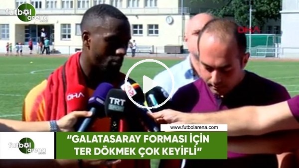 Lionel Carole: "Galatasaray forması için ter dökmek çok keyifli"