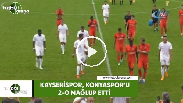 Kayserispor hazırlık maçında Konyaspor'u 2-0 yendi