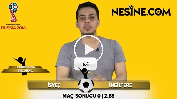 Dünya Kupası'nda günün İddaa kuponu (7 Temmuz 2018)