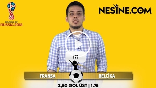 Dünya Kupası'nda günün İddaa kuponu (10 Temmuz 2018)