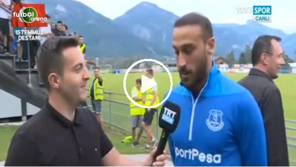 Cenk Tosun: "Yeni hocamızla çok eğlenceli çalışıyoruz"