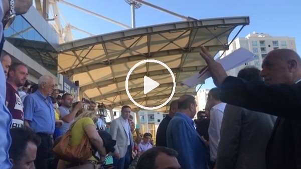 Ali Koç stada geldi