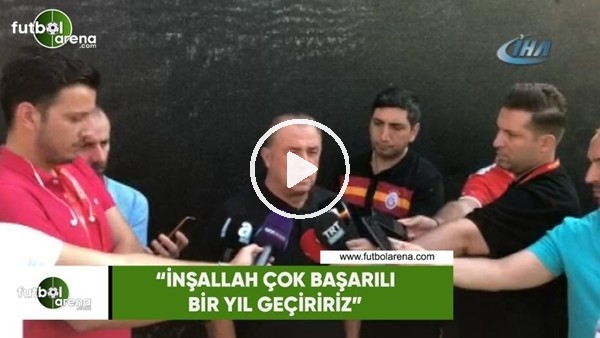 Fatih Terim: "İnşallah çok başarılı bir yıl geçiririz"