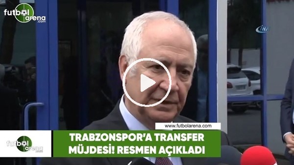 Trabzonspor'a transfer müjdesi! Resmen açıkladı..