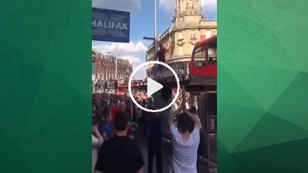 İngiliz taraftarlar sevinmeyi abartırsa...