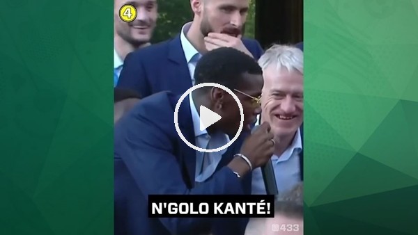 Pogba kupa töreninde şarkı söyledi