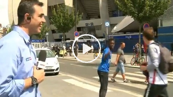 Canlı yayında Neymar'ı taklit etti